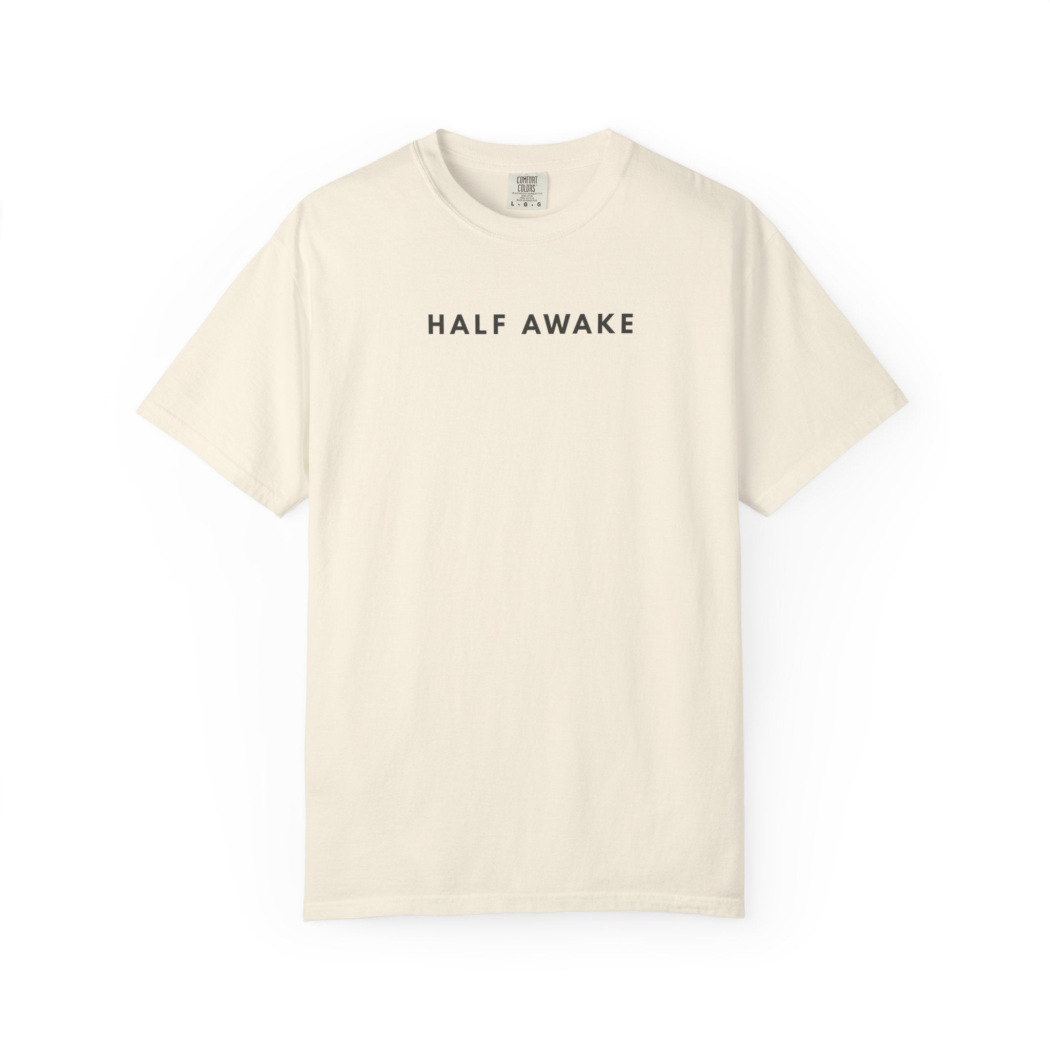 half awake graphic tee in ivory